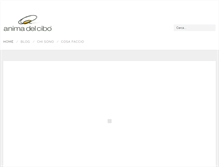 Tablet Screenshot of animadelcibo.it